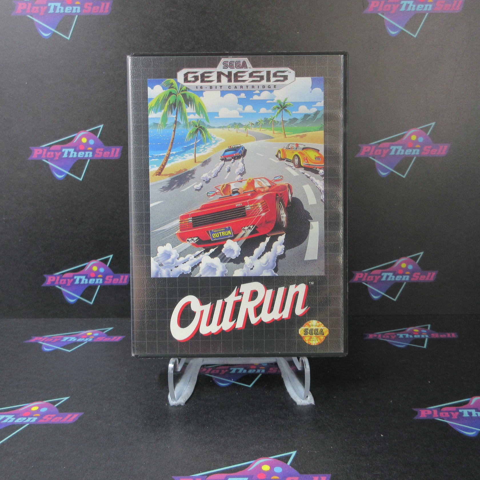 Outrun - Sega Genesis Boxed MD Complete CIB - Very Good