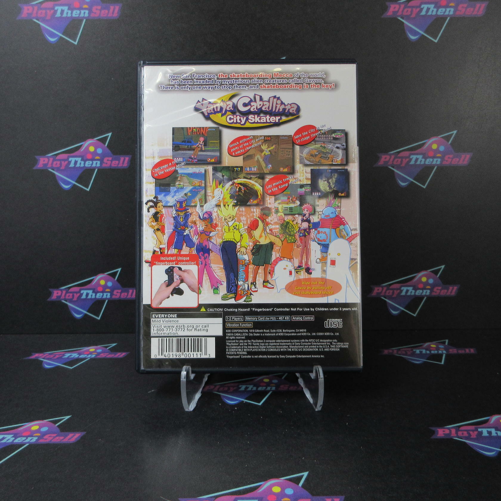 Yanya Caballista City Skater PS2 PlayStation 2 + Reg Card - Like New