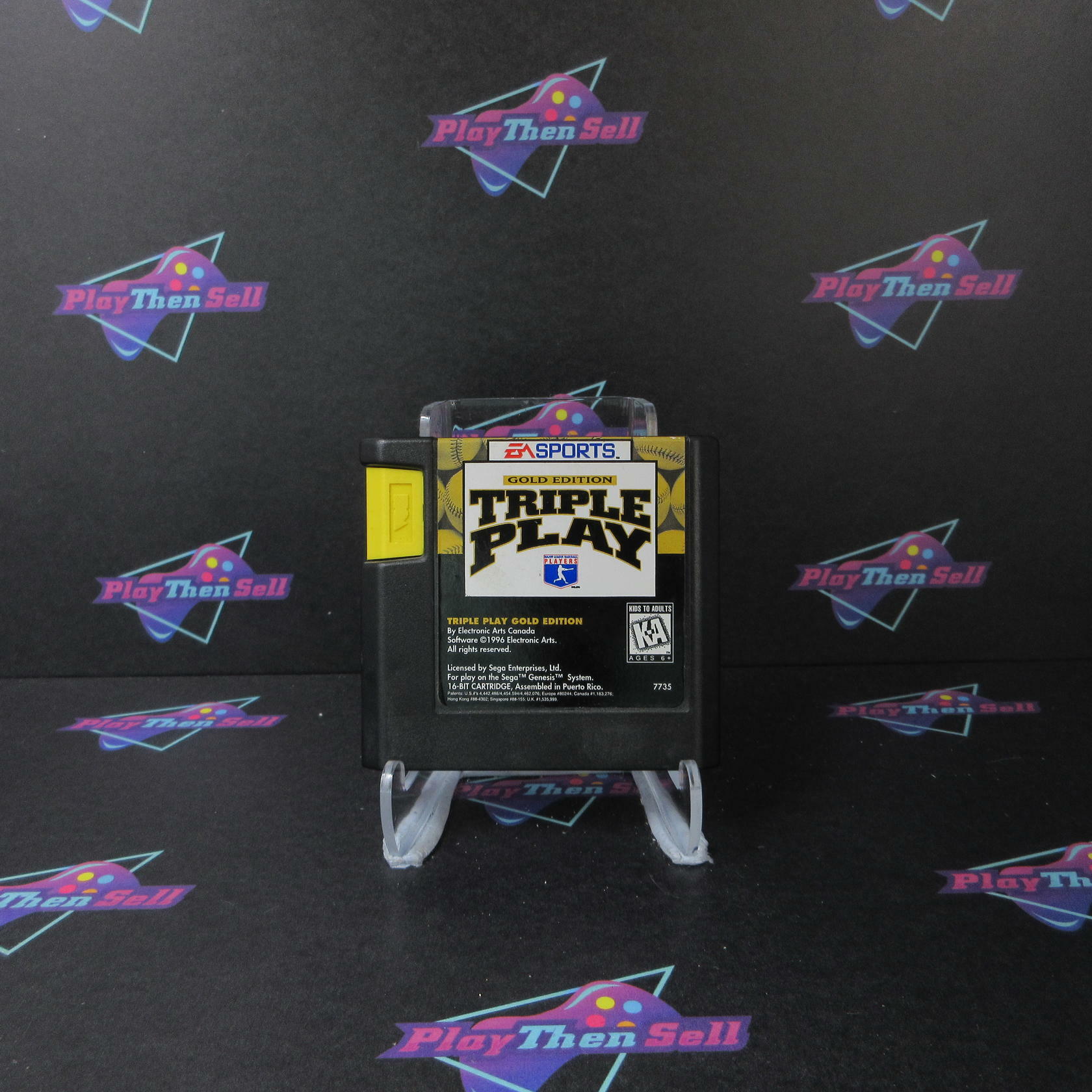 Triple Play Gold Edition Sega Genesis Cartridge Only Authentic / Tested - Very Good