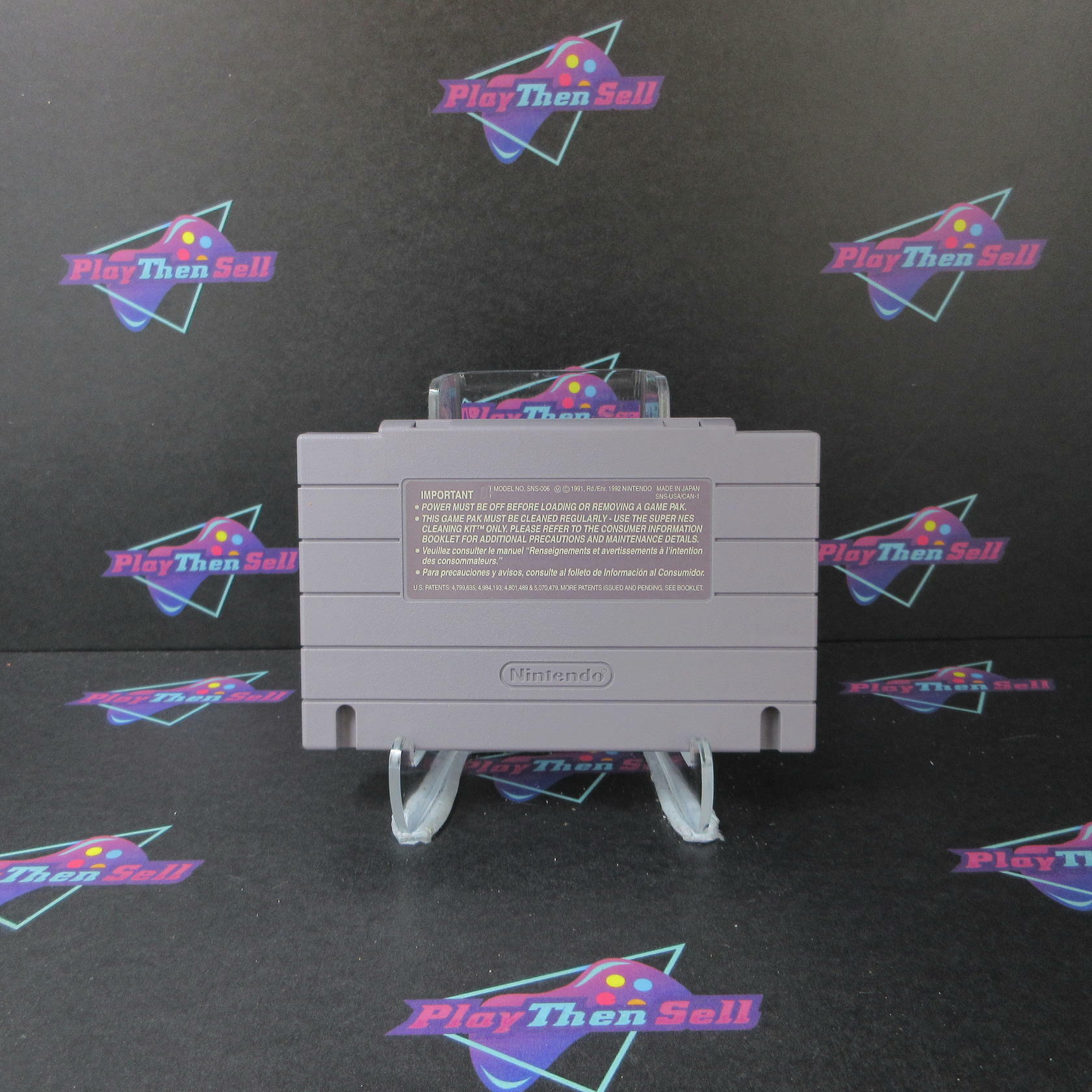 Mario's Early Years Fun with Numbers Nintendo SNES Cartridge Only Tested - Very Good