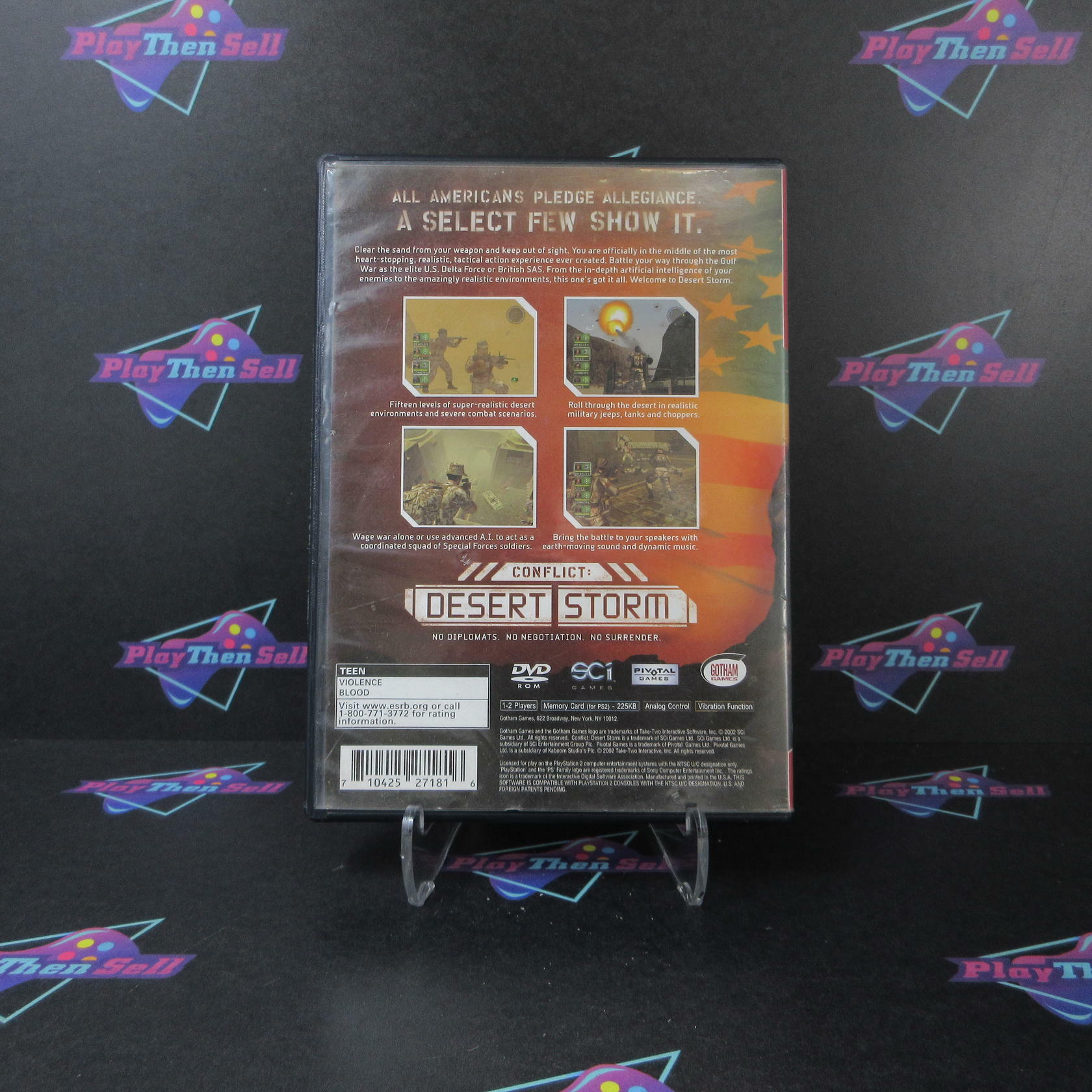 Conflict Desert Storm GH PS2 PlayStation 2 DD/NM - Very Good