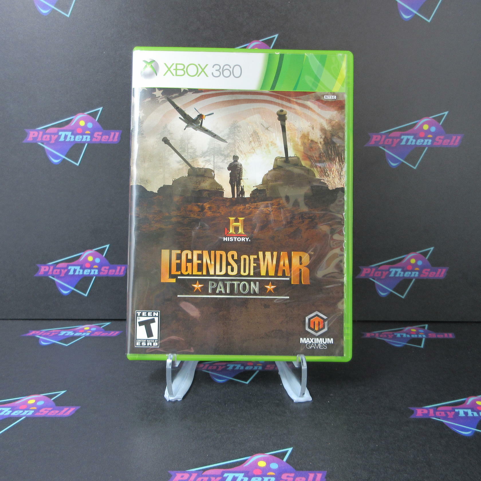 History Legends of War Patton Xbox 360 - Like New