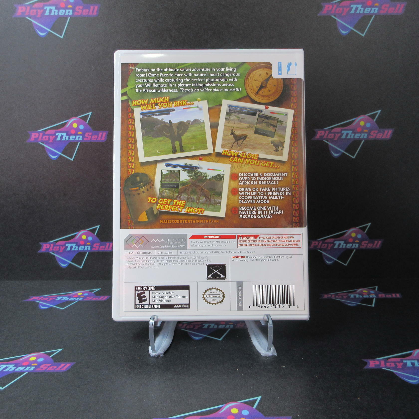 Wild Earth African Safari Nintendo Wii - Like New