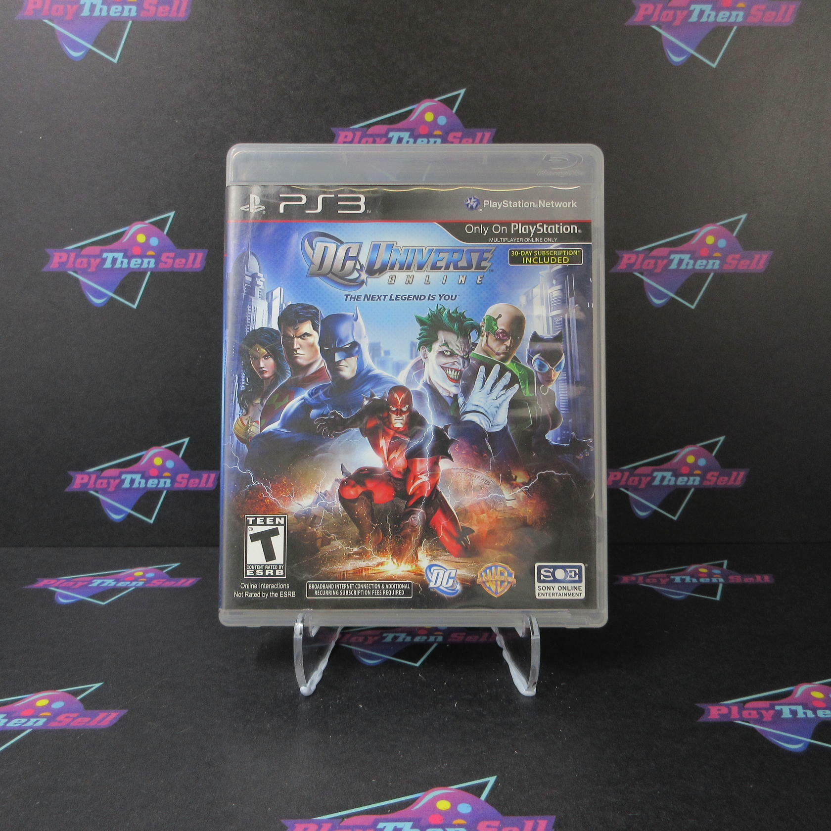 DC Universe Online PS3 PlayStation 3 AD/MD Complete CIB - Very Good