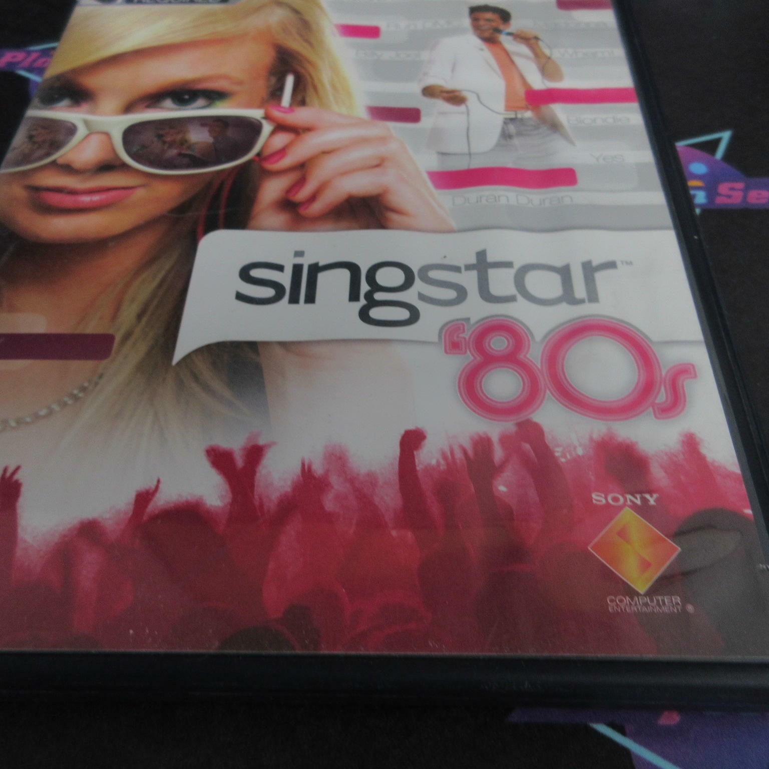 SingStar 80's + Reg Card PS2 PlayStation 2 AD Complete CIB - Very Good