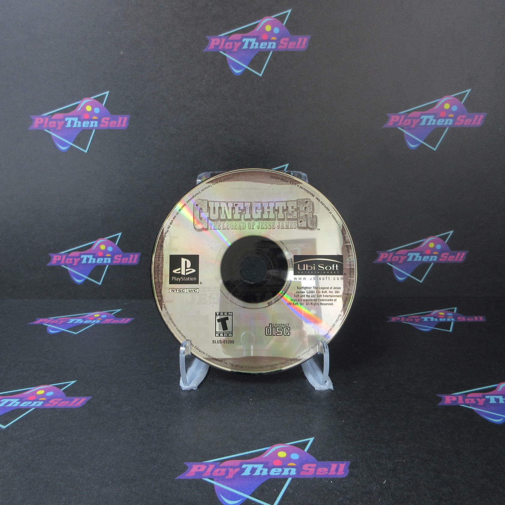 Gun Fighter The Legend of Jesse James PS1 PlayStation 1 Disc Only - Very Good