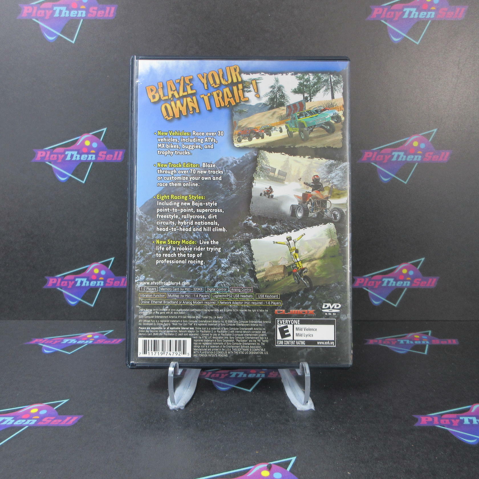 ATV Offroad Fury 4 PS2 PlayStation 2 - Very Good