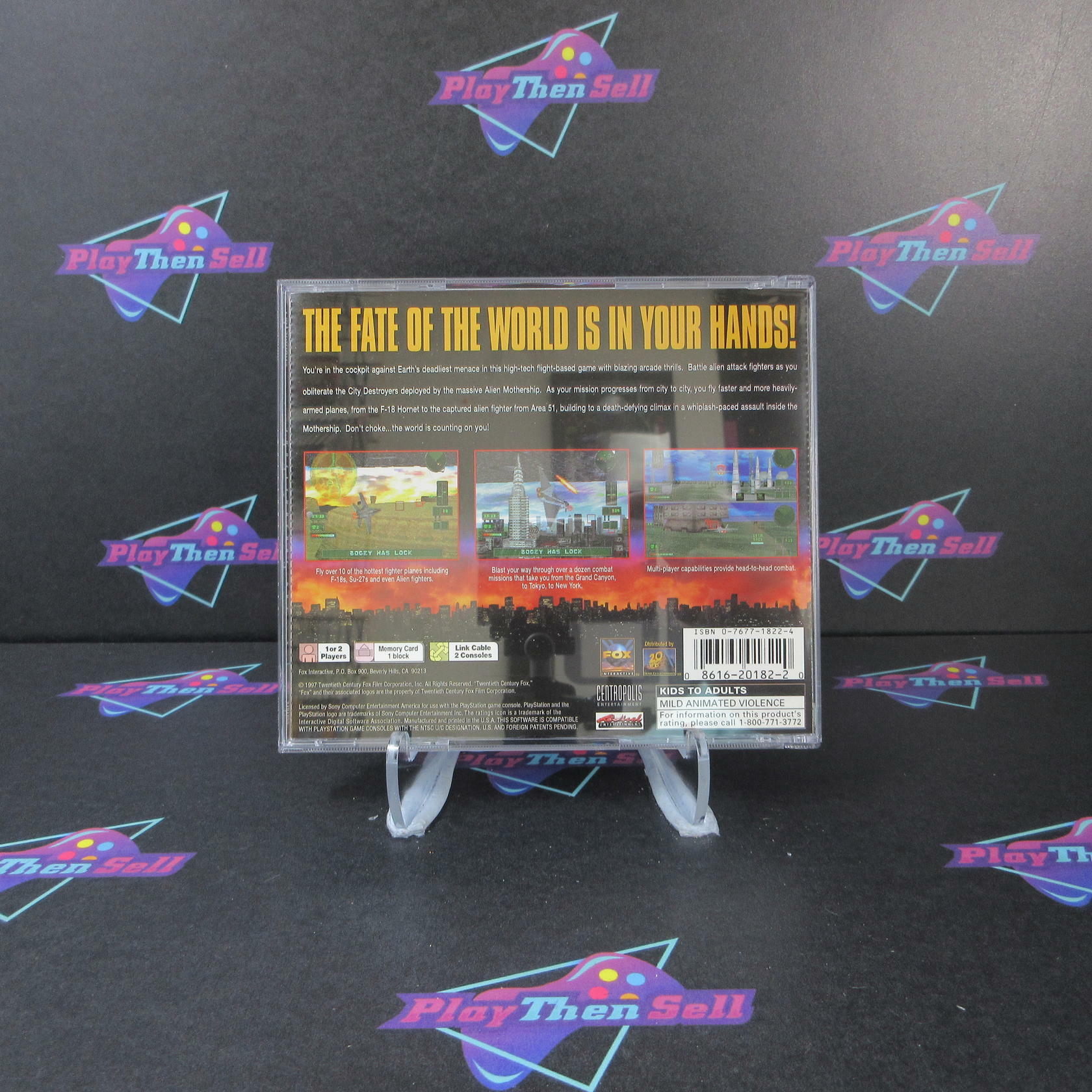 Independence Day PS1 PlayStation 1 - Very Good