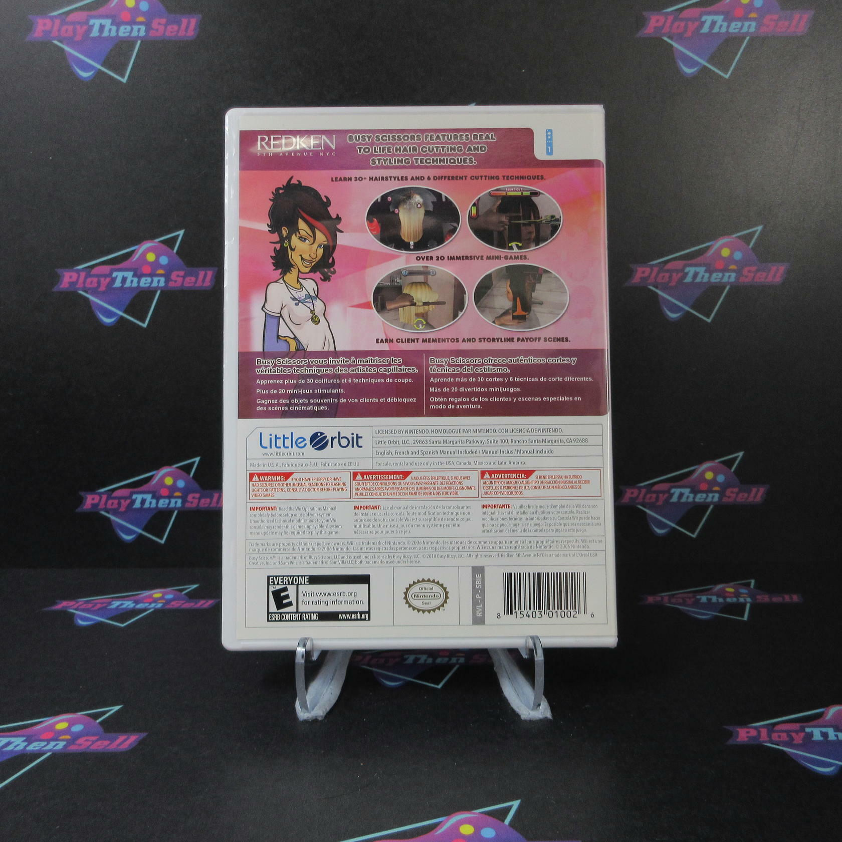 Busy Scissors - Nintendo Wii - Like New