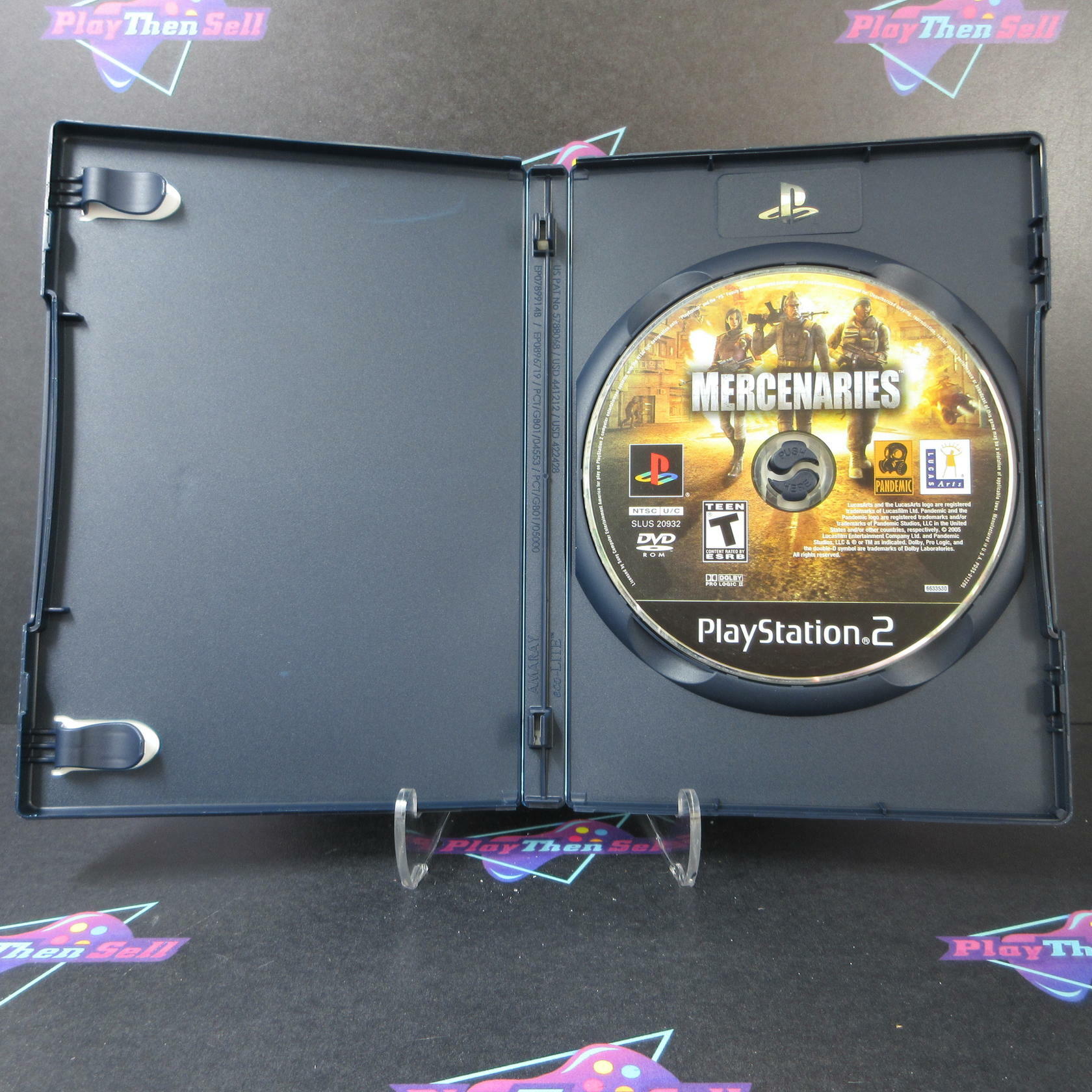 Mercenaries Playground of Destruction PS2 AD/NM - Very Good