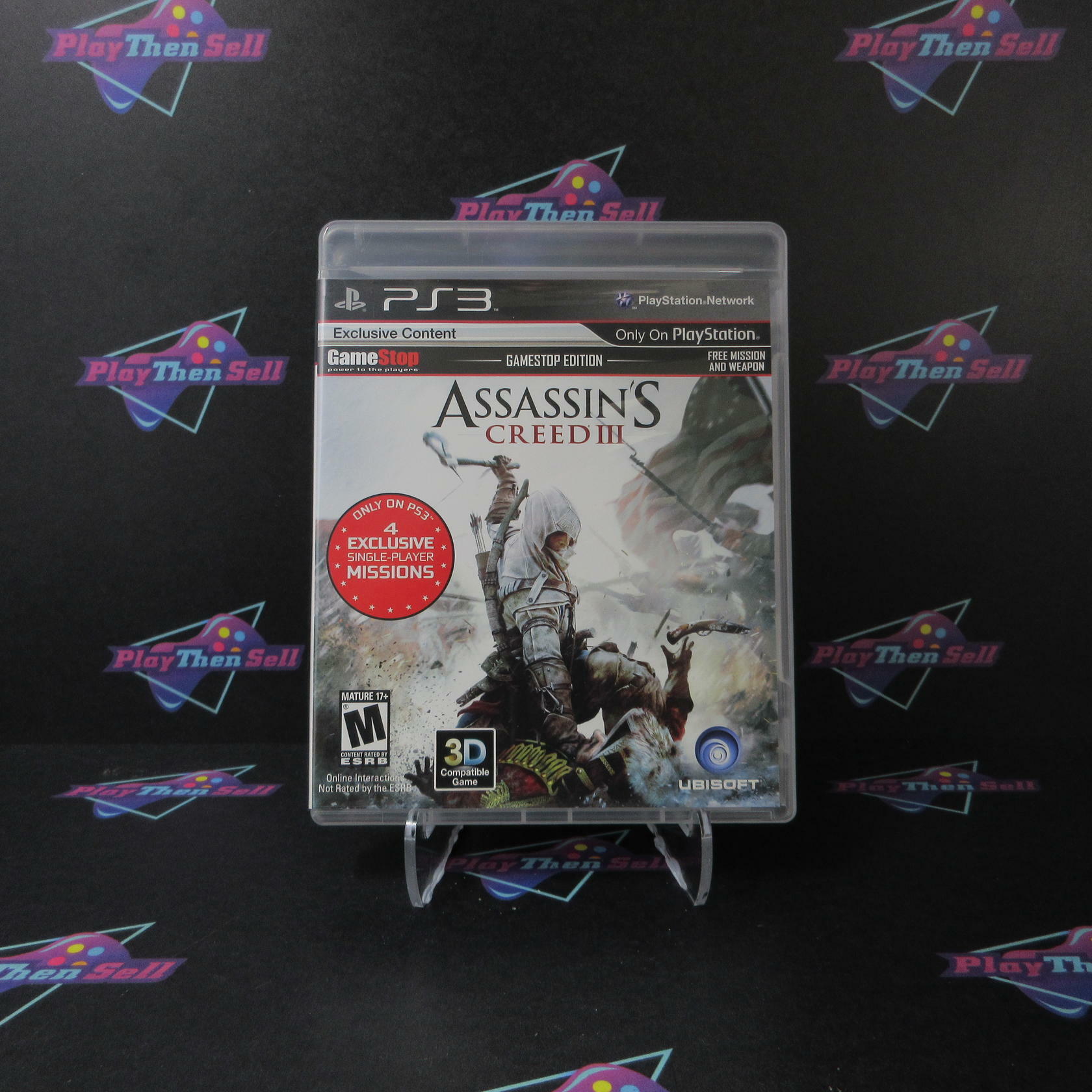 Assassin's Creed III GameStop Edition PS3 PlayStation 3 - Very Good