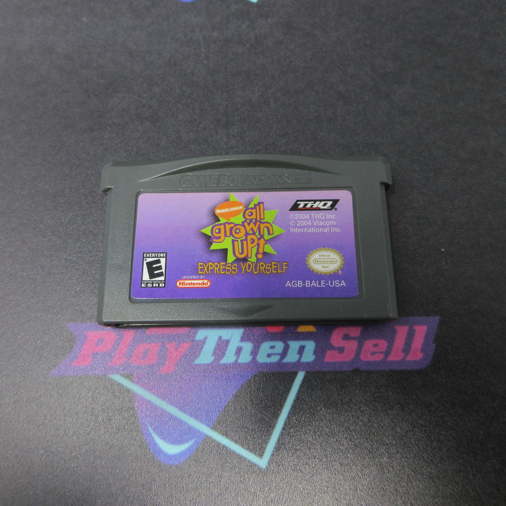 All Grown Up Express Yourself Gameboy Advance Cart Only Authentic - Very Good