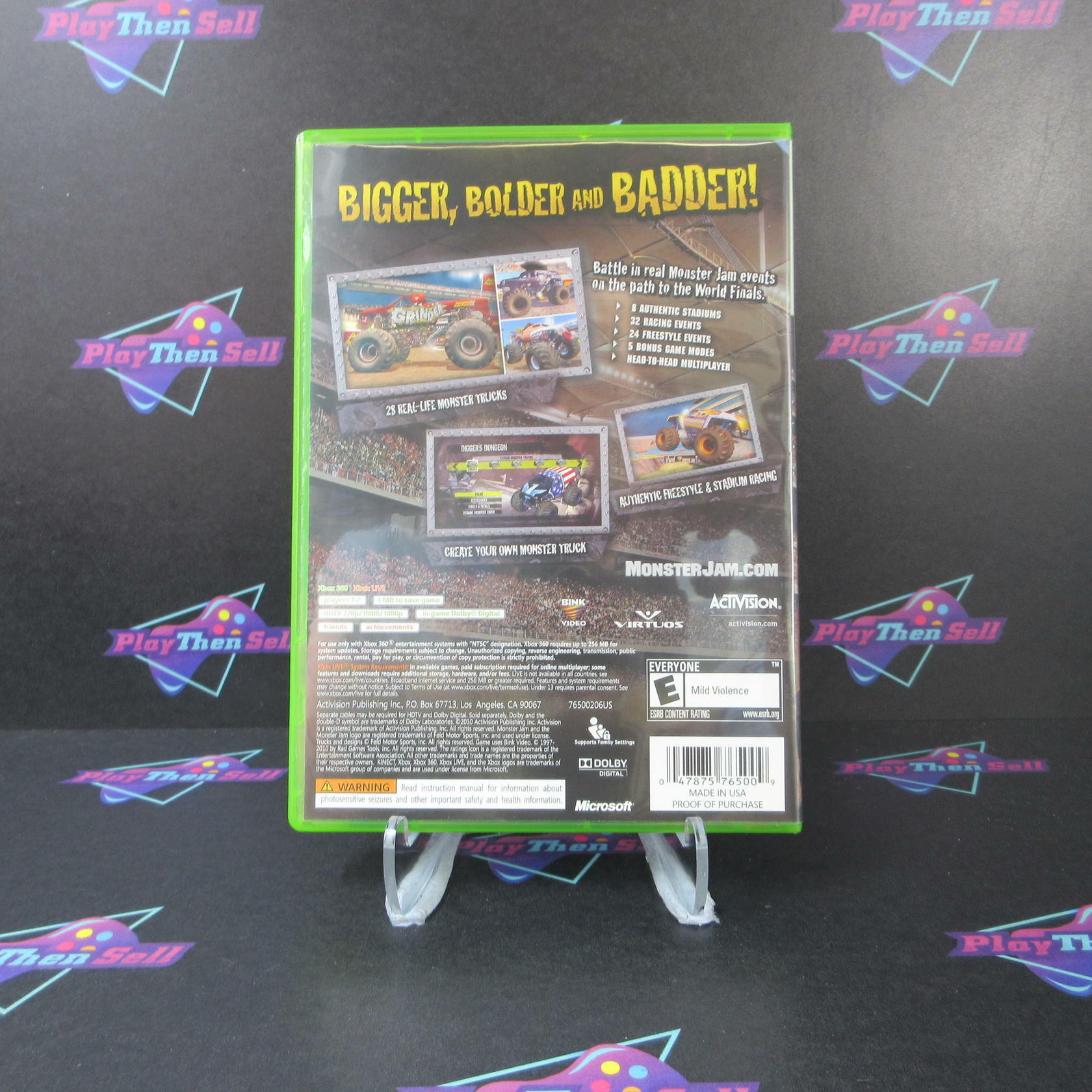 Monster Jam 3: Path of Destruction - Xbox 360 - Like New