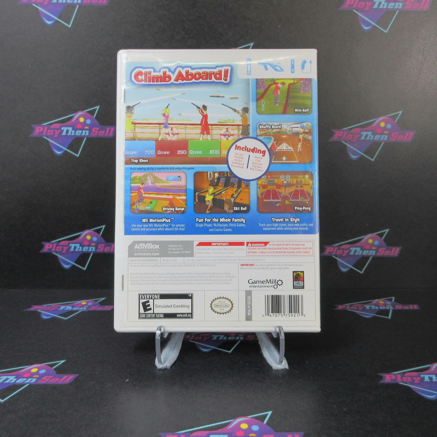 Cruise Ship Vacation Games Nintendo Wii - Very Good