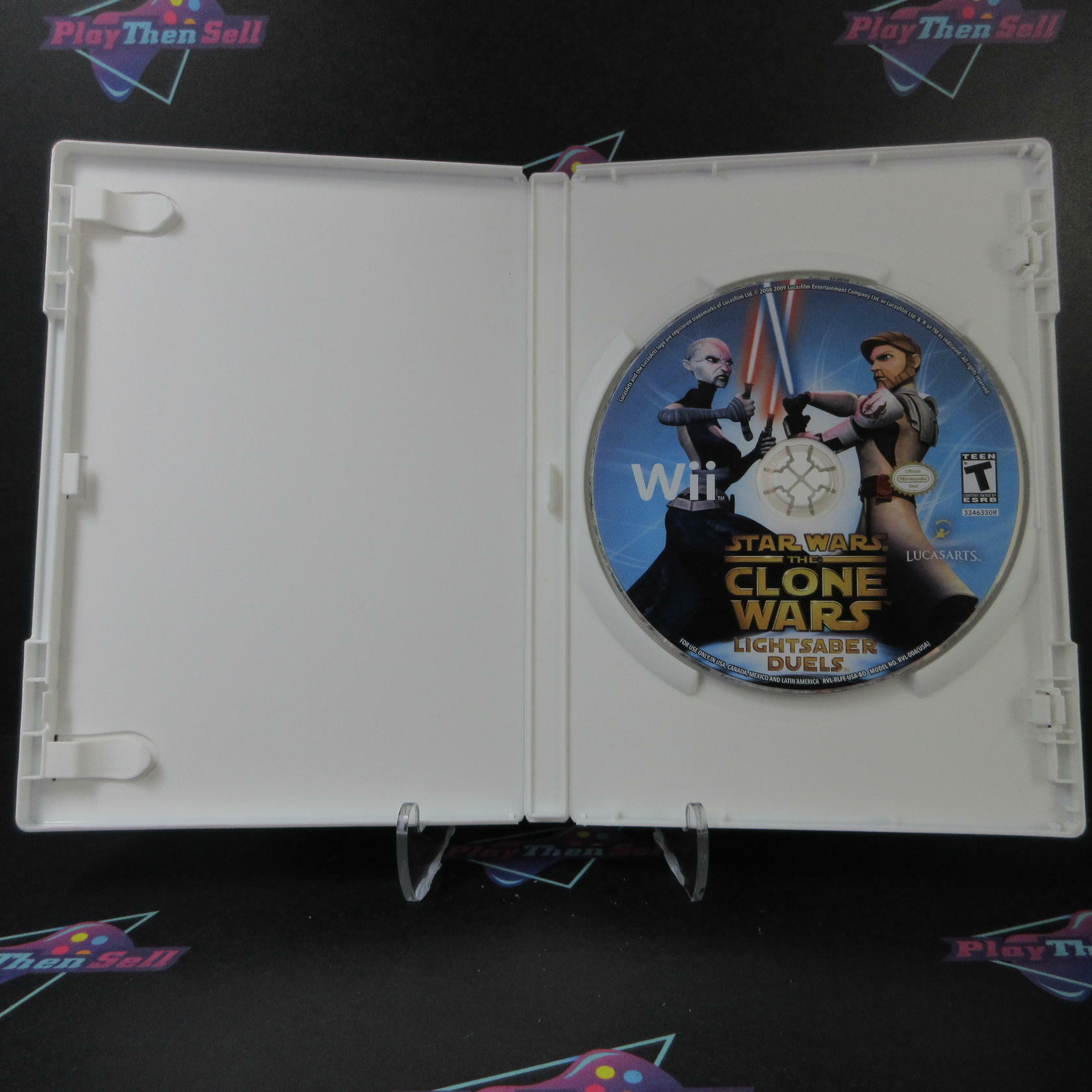 Star Wars the Clone Wars Lightsaber Duels Nintendo Wii - Very Good