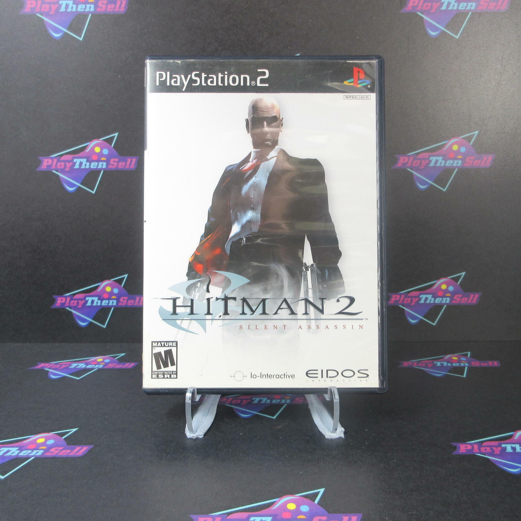 Hitman 2 Silent Assassin + Reg Card PS2 PlayStation 2 AD CIB - Very Good