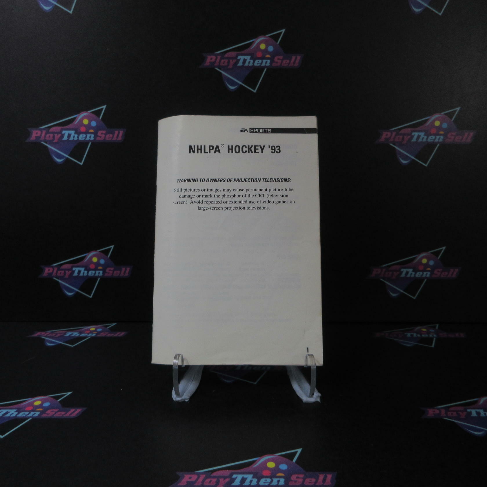 NHLPA Hockey 93 Sega Genesis - MD/CS Complete CIB - Very Good