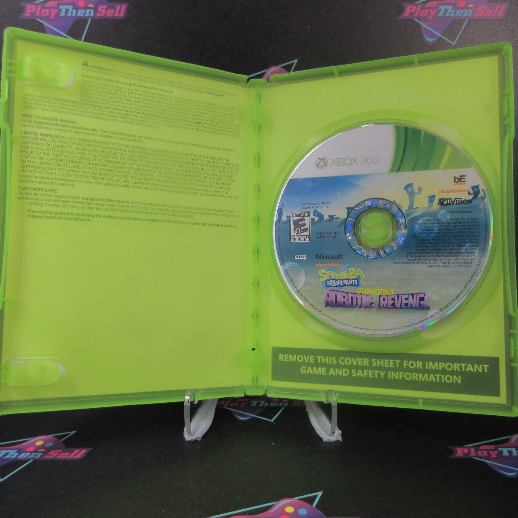 SpongeBob SquarePants: Plankton's Robotic Revenge Xbox 360 - Like New