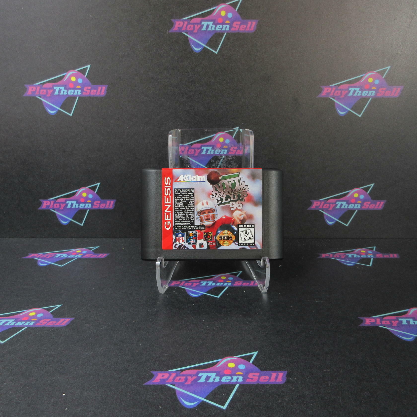 NFL Quarterback Club 96 Sega Genesis Boxed Complete CIB - Very Good