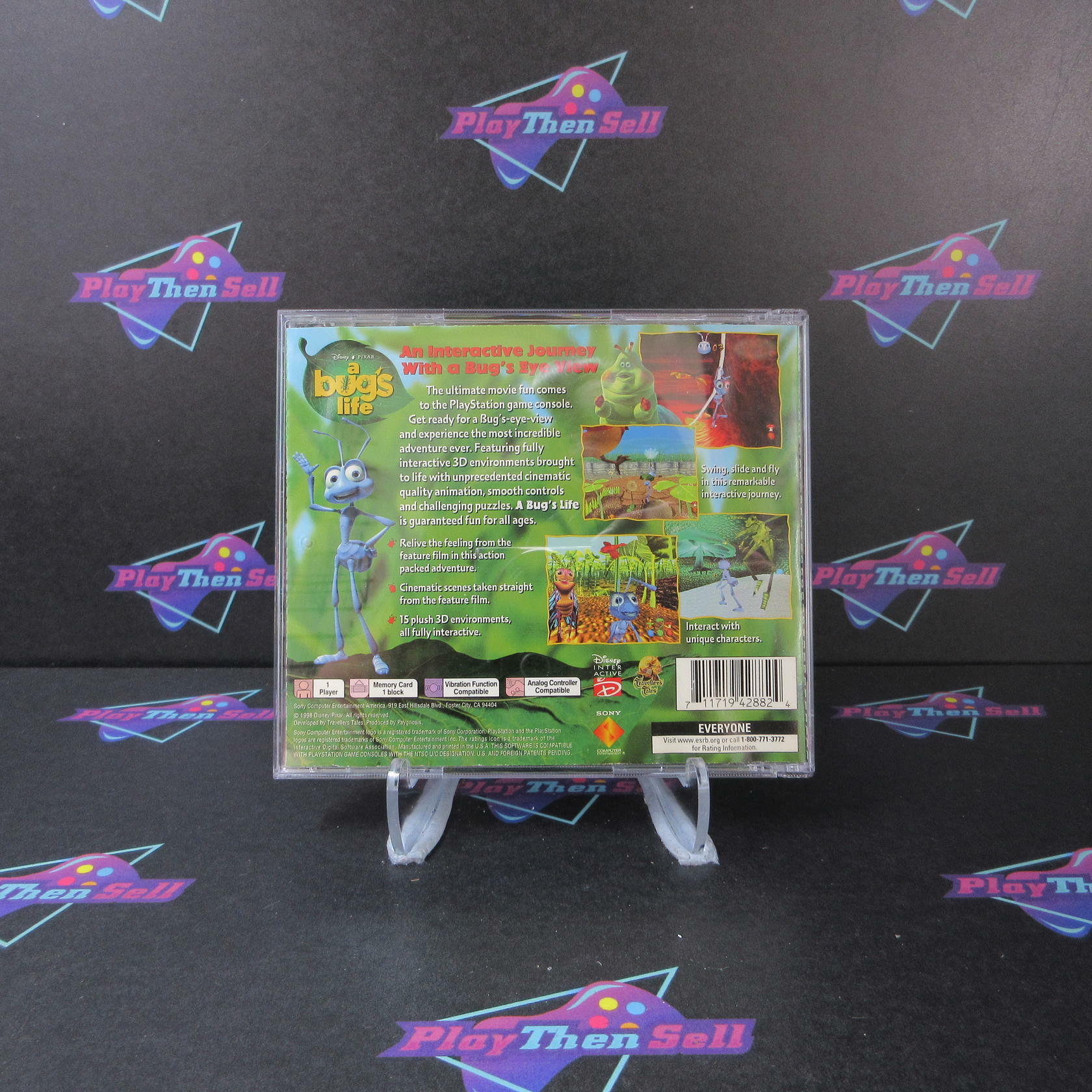 A Bug's Life GH PS1 PlayStation 1 AD/MD Complete CIB - Very Good