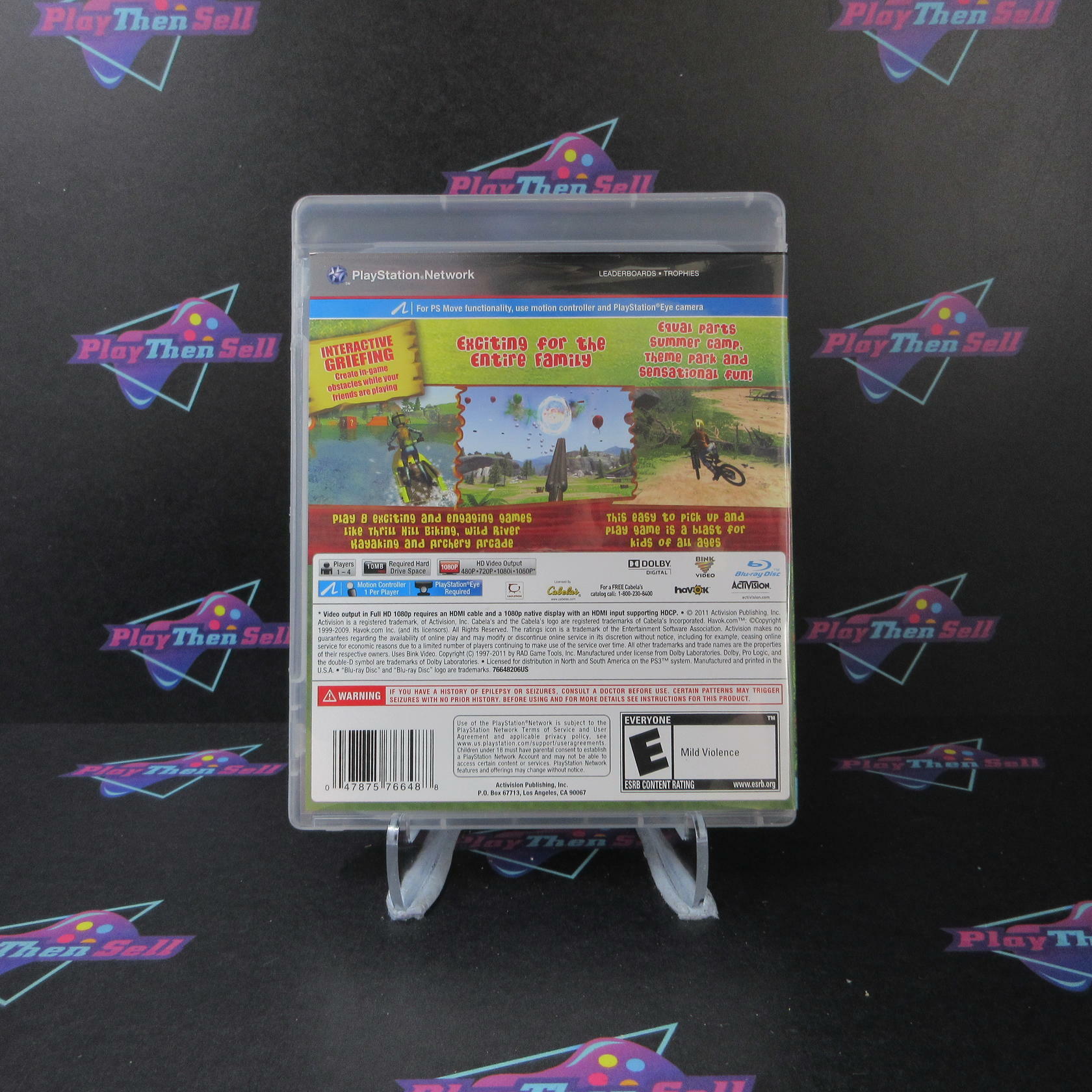 Cabela's Adventure Camp PS3 PlayStation 3 - Like New