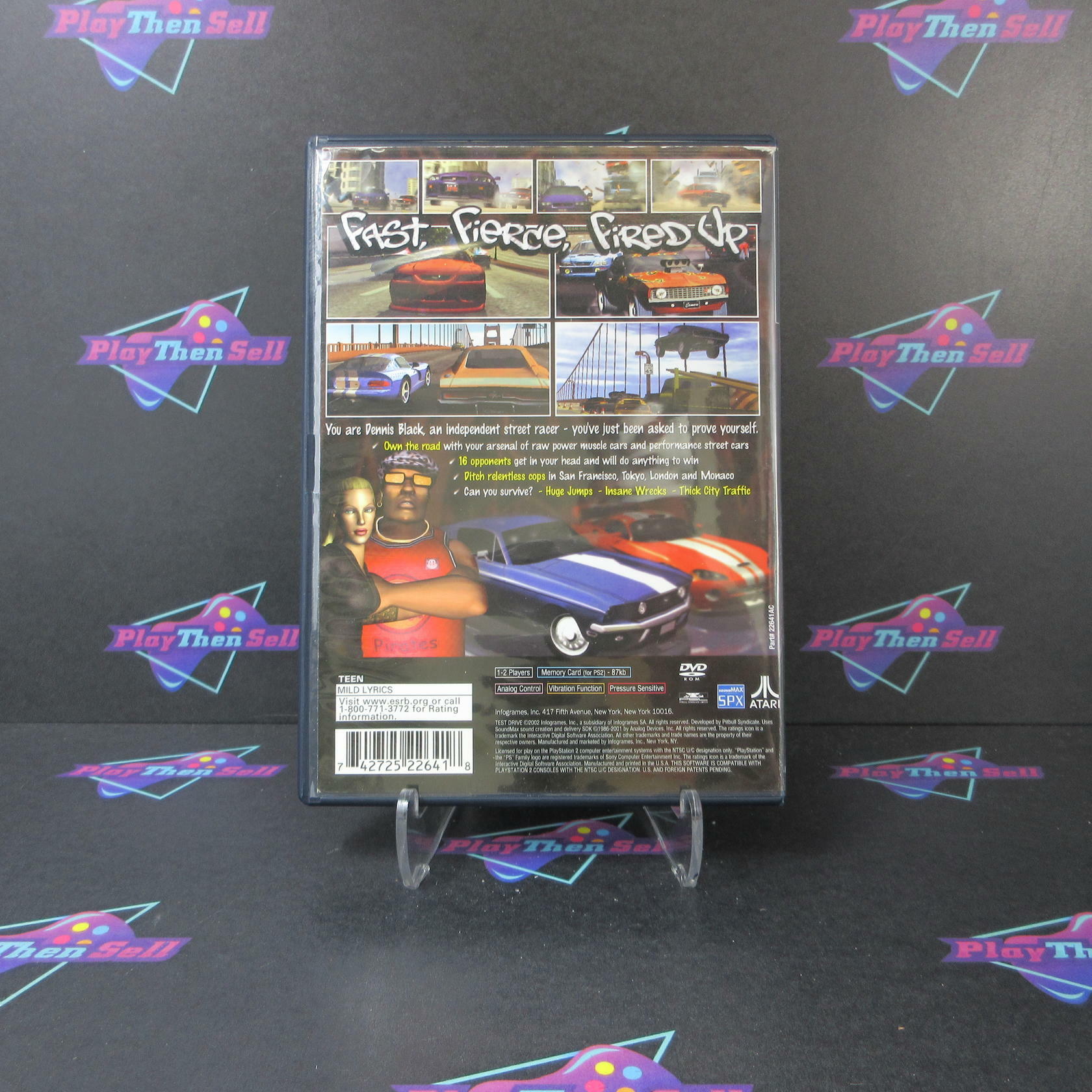 Test Drive PS2 PlayStation 2 AD Complete CIB - Very Good