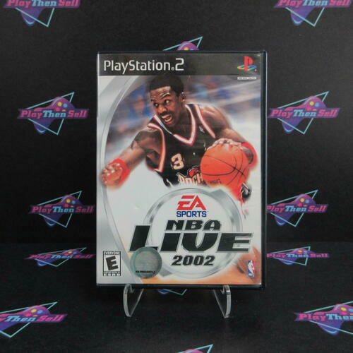 NBA Live 2002 PS2 PlayStation 2 AD Complete CIB - Very Good