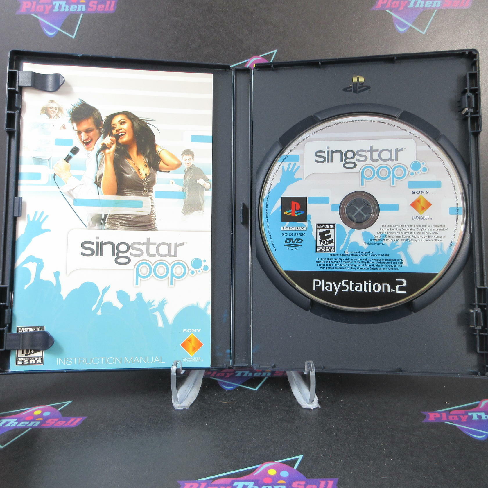 SingStar Pop PS2 PlayStation 2 MD Complete CIB - Very Good