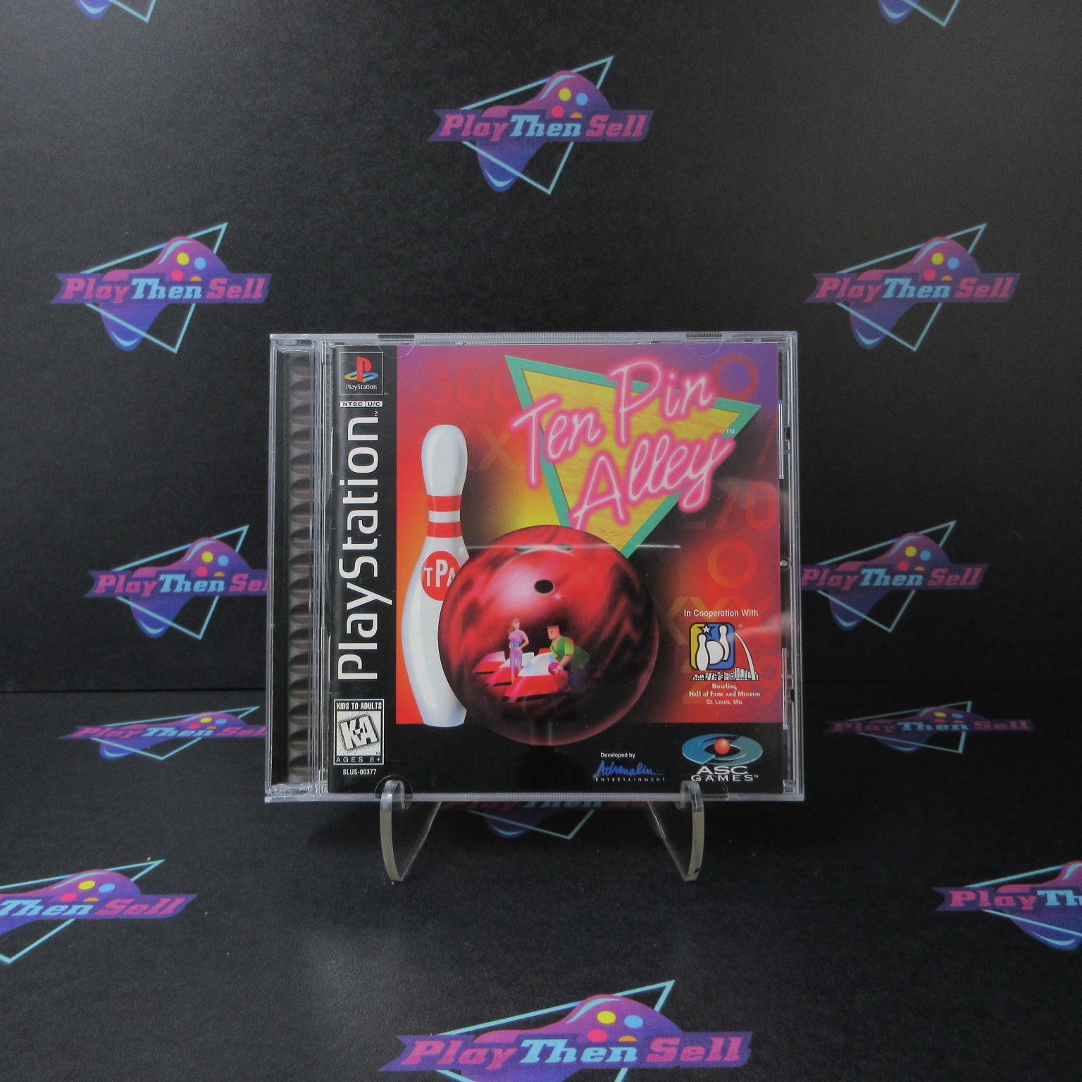 Ten Pin Alley PS1 PlayStation 1 MD Complete CIB - Very Good