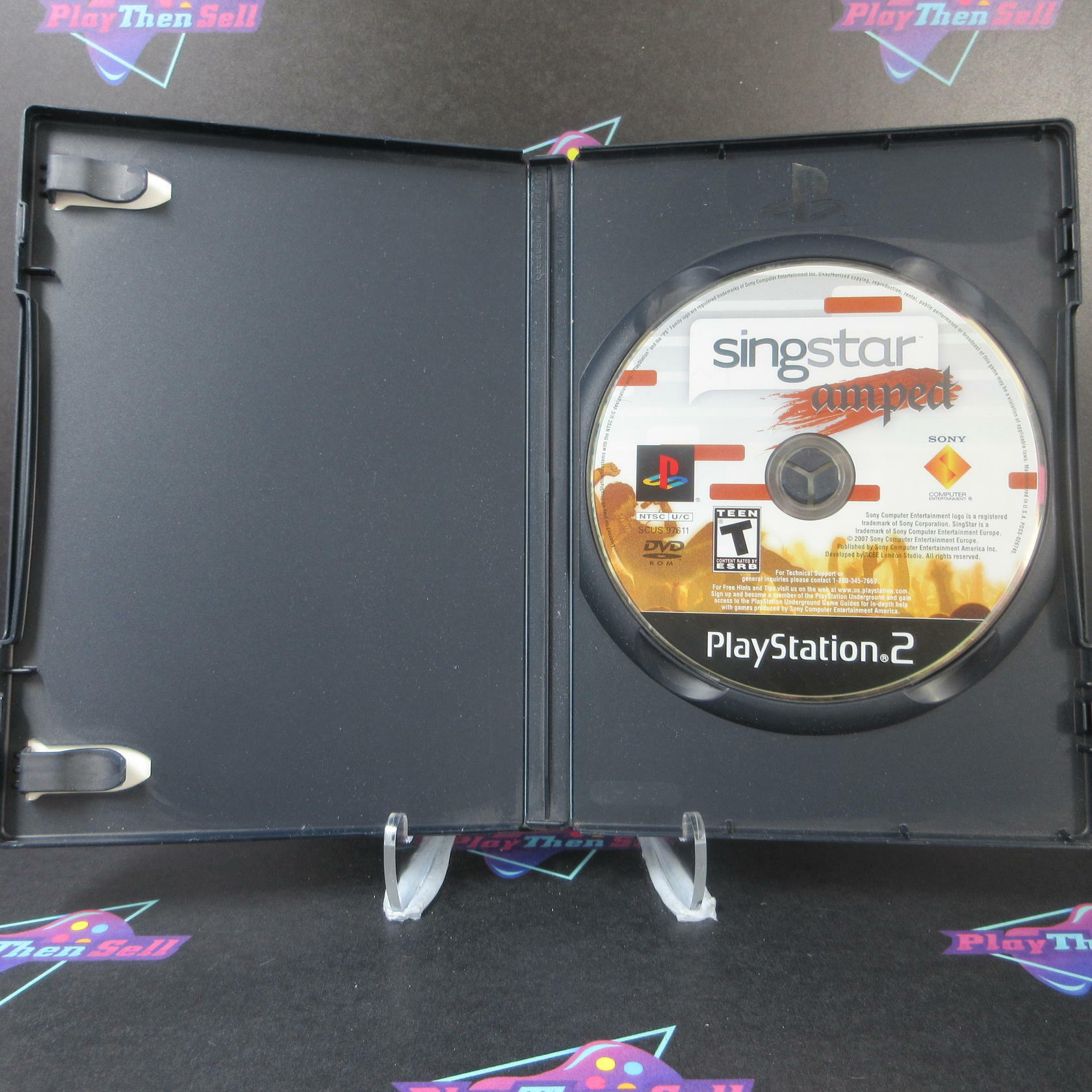 SingStar Amped PS2 PlayStation 2 AD/NM - Very Good