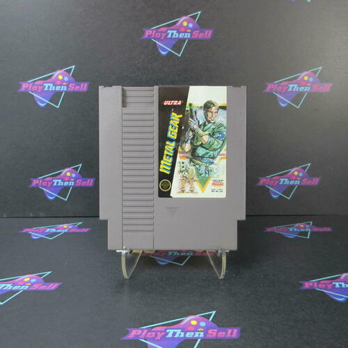 Metal Gear Nintendo NES Cartridge Only AD Authentic / Tested - Very Good