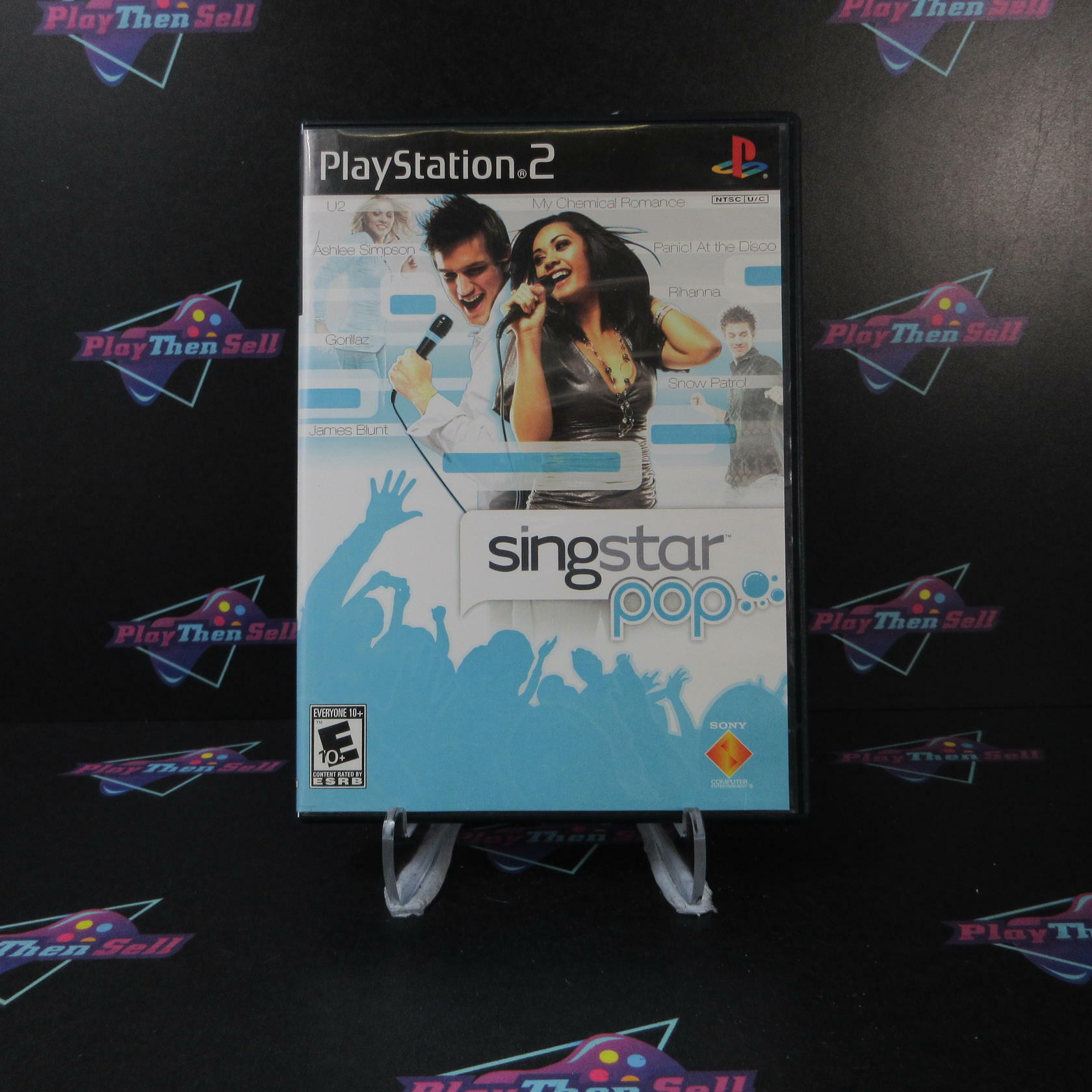 SingStar Pop PS2 PlayStation 2 MD Complete CIB - Very Good
