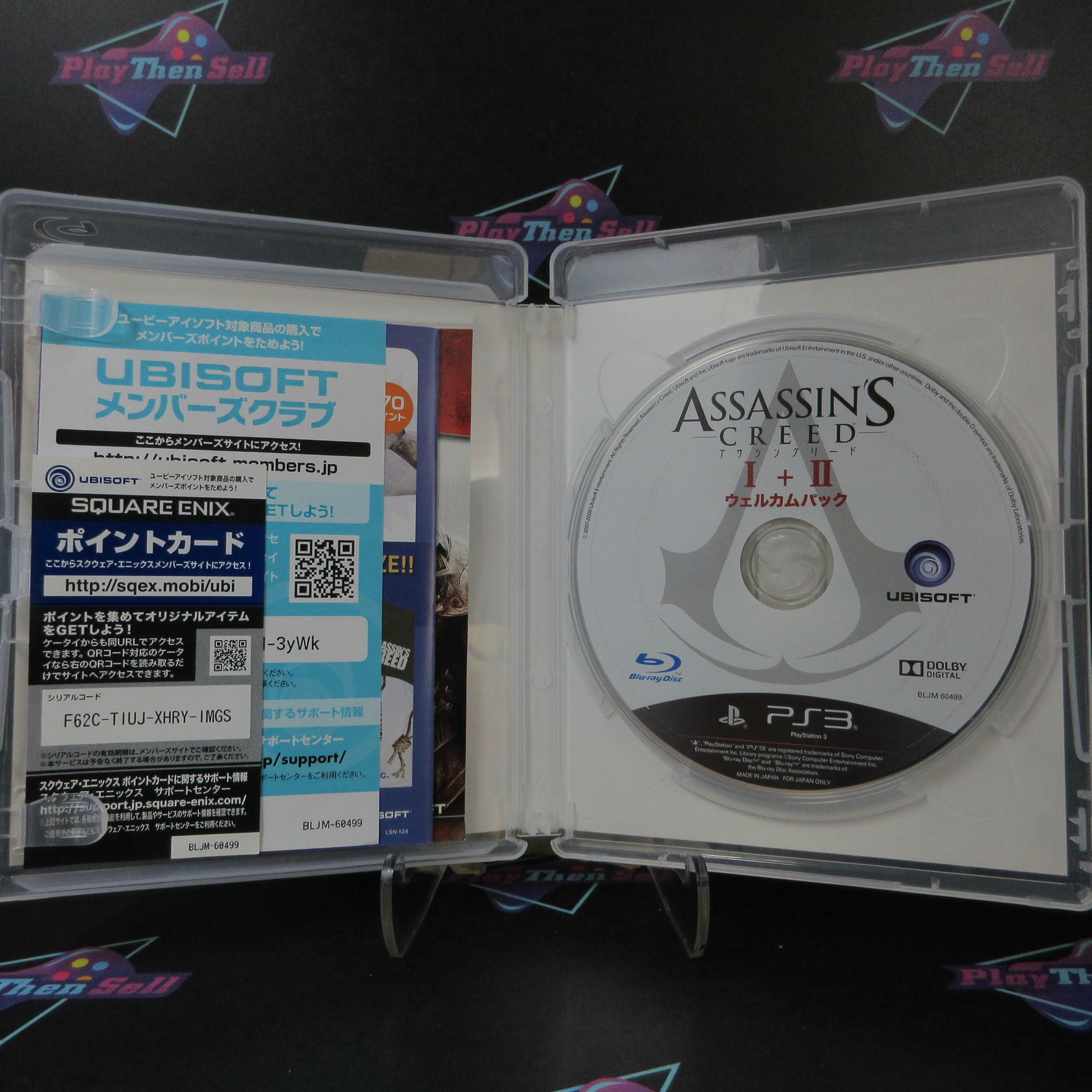Assassin's Creed I + II Welcome Pack PS3 PlayStation 3 DD - Very Good
