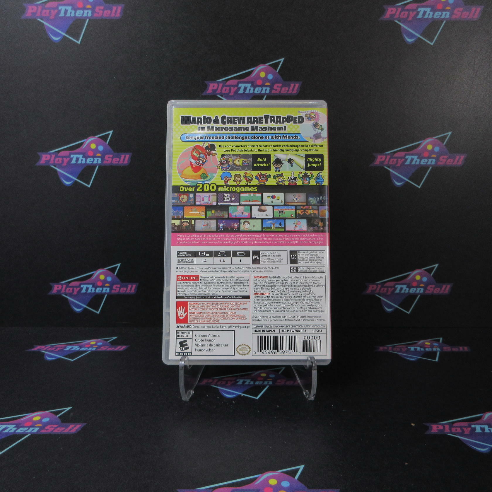 Warioware Get It Together! Nintendo Switch - Like New