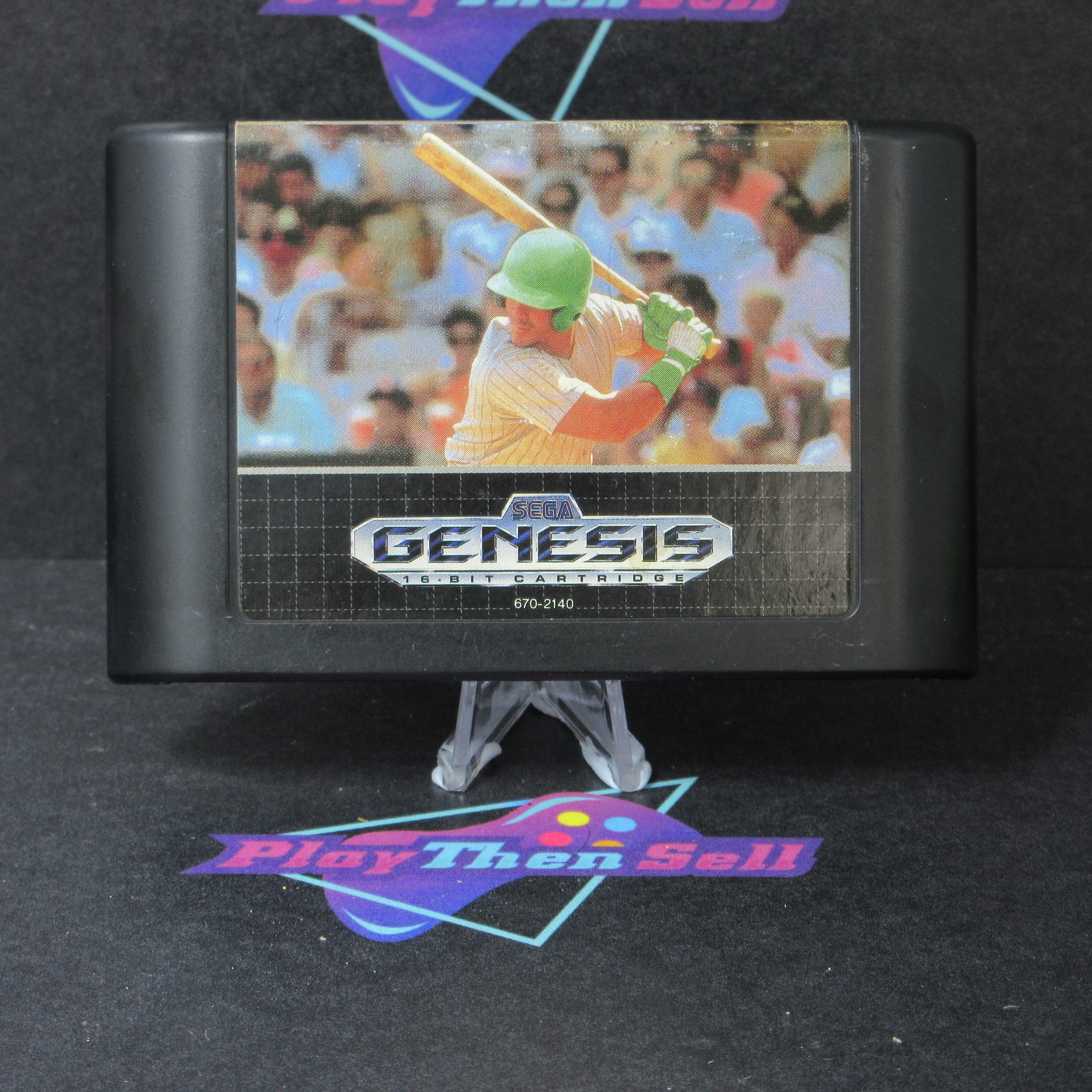 Sports Talk Baseball - Sega Genesis Cart Only Authentic / Tested - Very Good