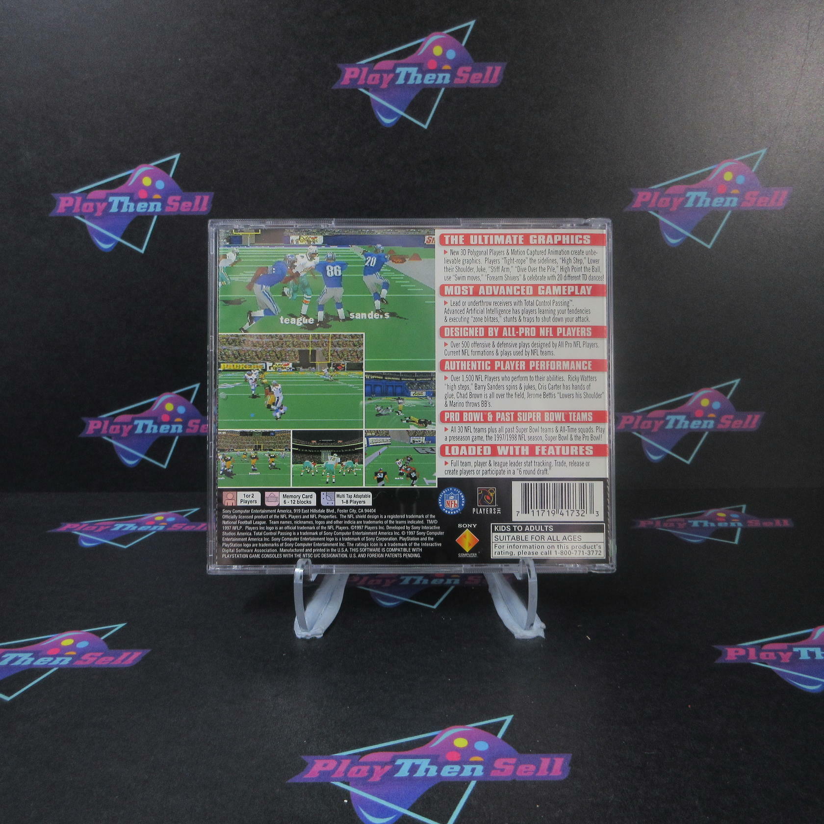 NFL GameDay 98 PS1 PlayStation 1 - Very Good