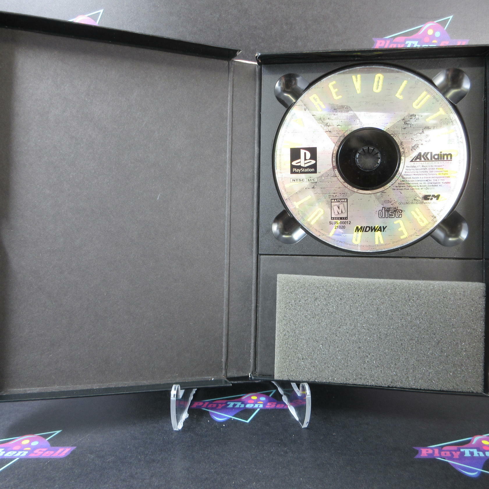Revolution X Long Box PS1 PlayStation 1 - Very Good