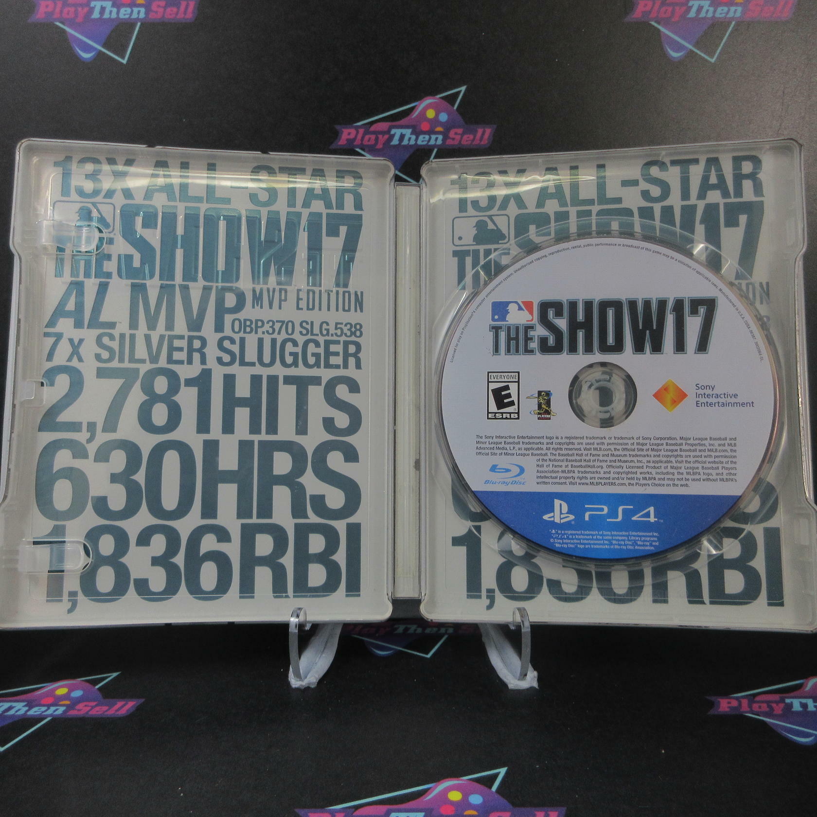 MLB The Show 17 MVP Edition PS4 PlayStation 4 AD Complete CIB - Very Good