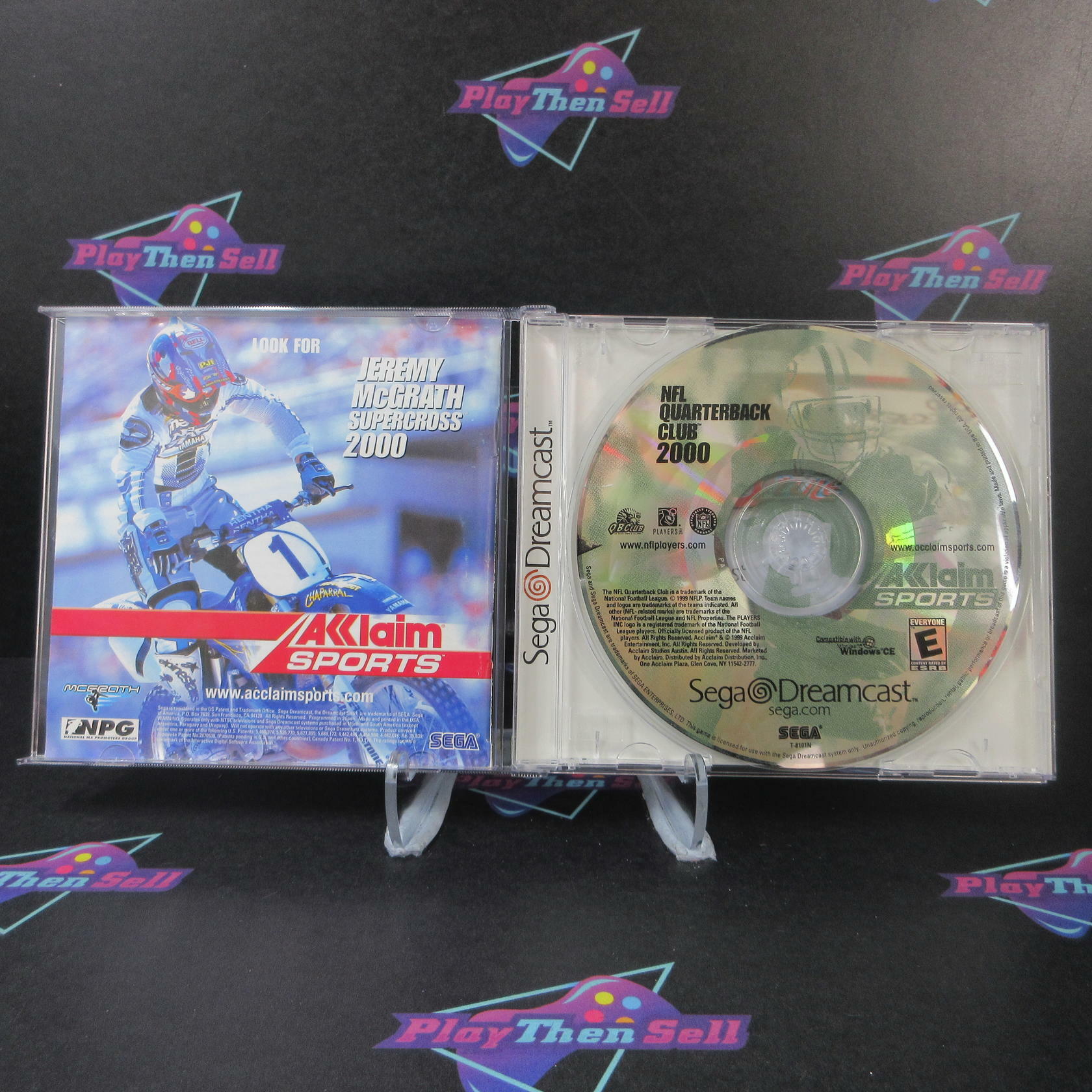 NFL Quarterback Club 2000 Sega Dreamcast + Reg Card - Like New