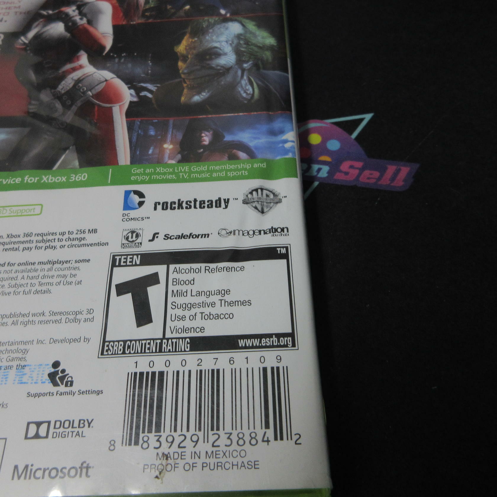 Batman Arkham City GOTY Platinum Hits BL Disc Xbox 360 AD Complete CIB - Very Good