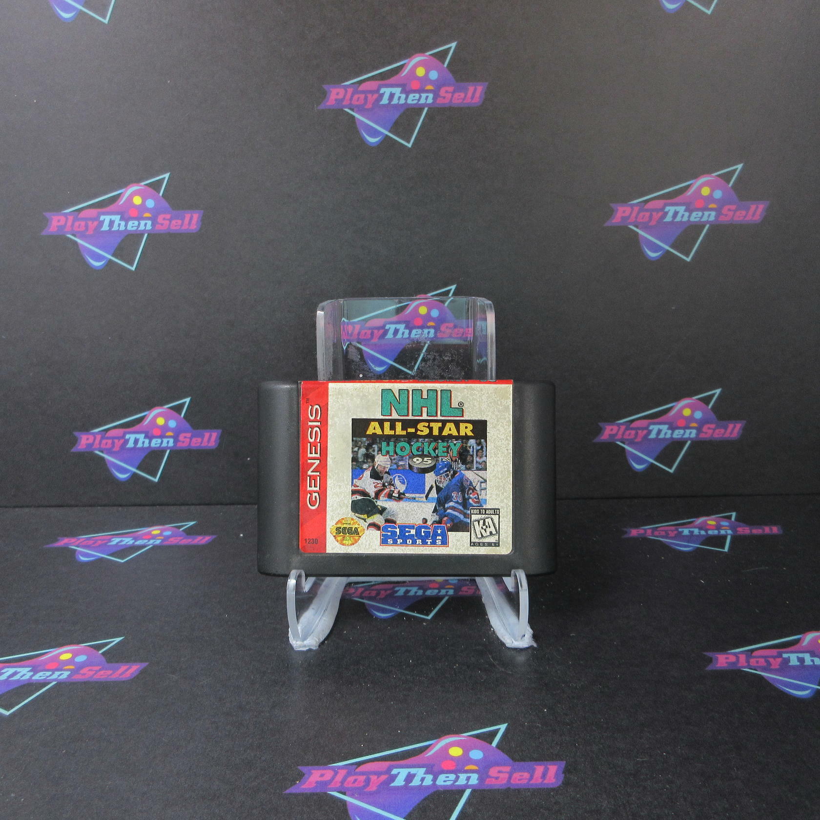 NHL All-Star Hockey 95 Sega Genesis Cartridge Only AD Tested - Very Good