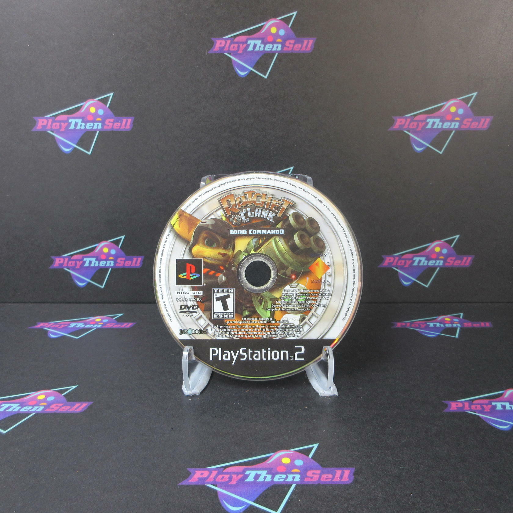 Ratchet & Clank Going Commando GH PS2 PlayStation 2 Disc Only - Very Good