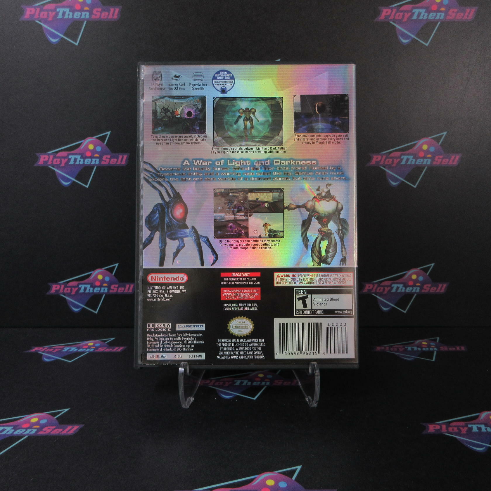 Metroid Prime 2 Echoes Nintendo Gamecube AD/DD Complete CIB - Very Good