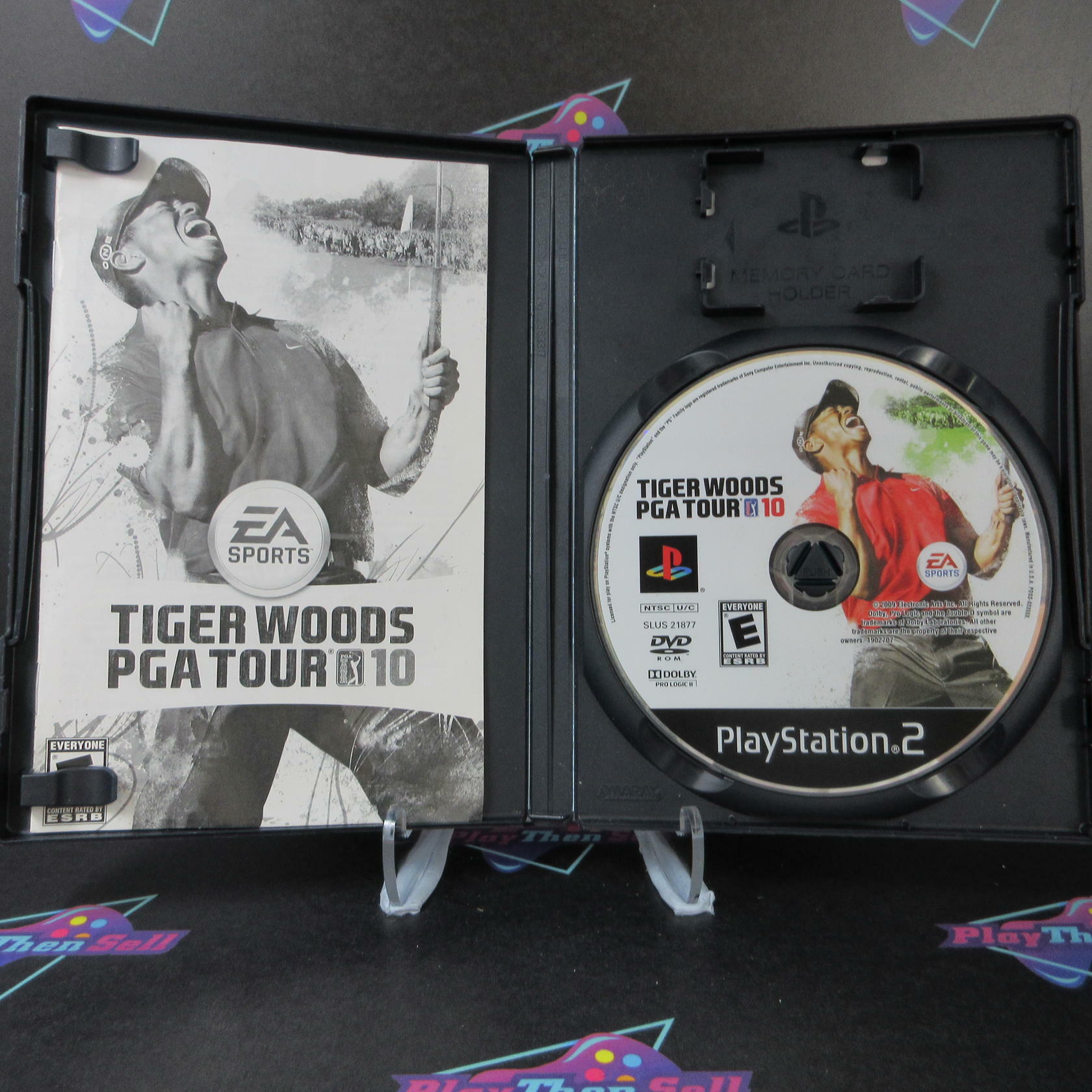 Tiger Woods PGA Tour 10 PS2 PlayStation AD Complete CIB - Very Good