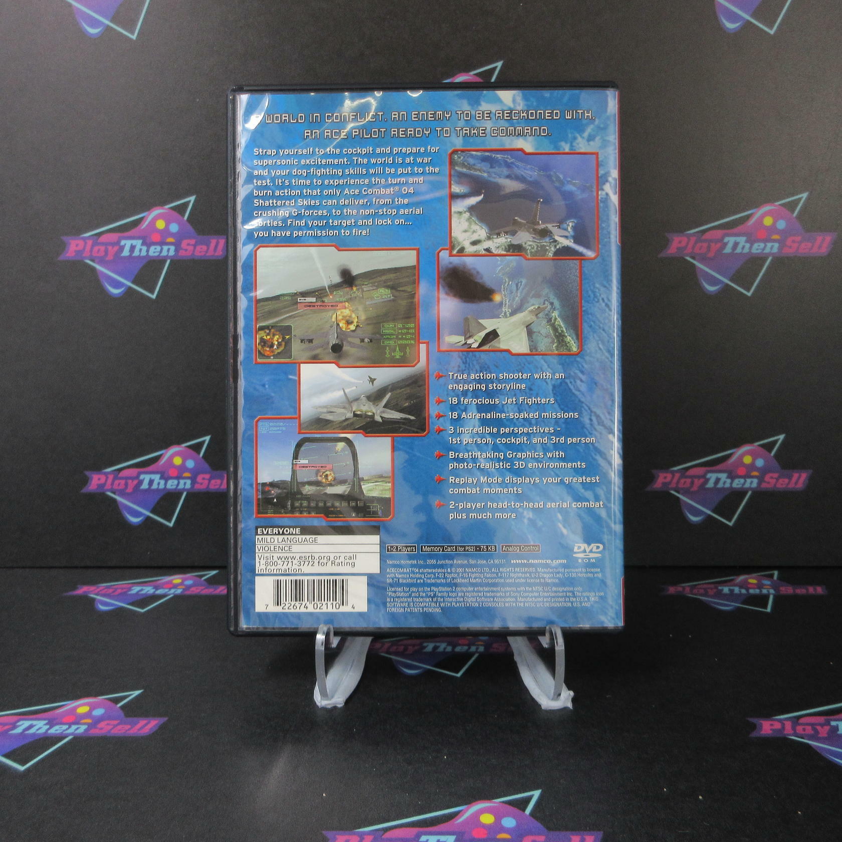 Ace Combat 4 Shattered Skies PS2 PlayStation 2 GH - Very Good