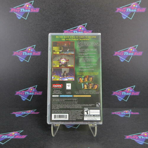 World Championship Poker All In Clear UMD Sony PSP - Like New