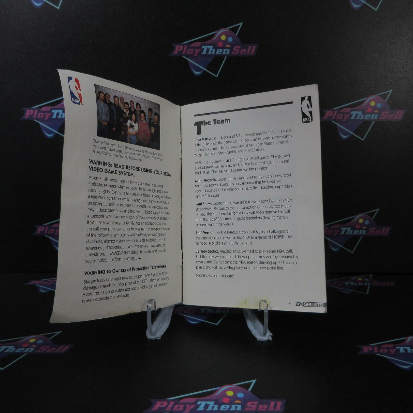 NBA Showdown '94 - Sega Genesis AD/MD/CS Complete CIB - Very Good