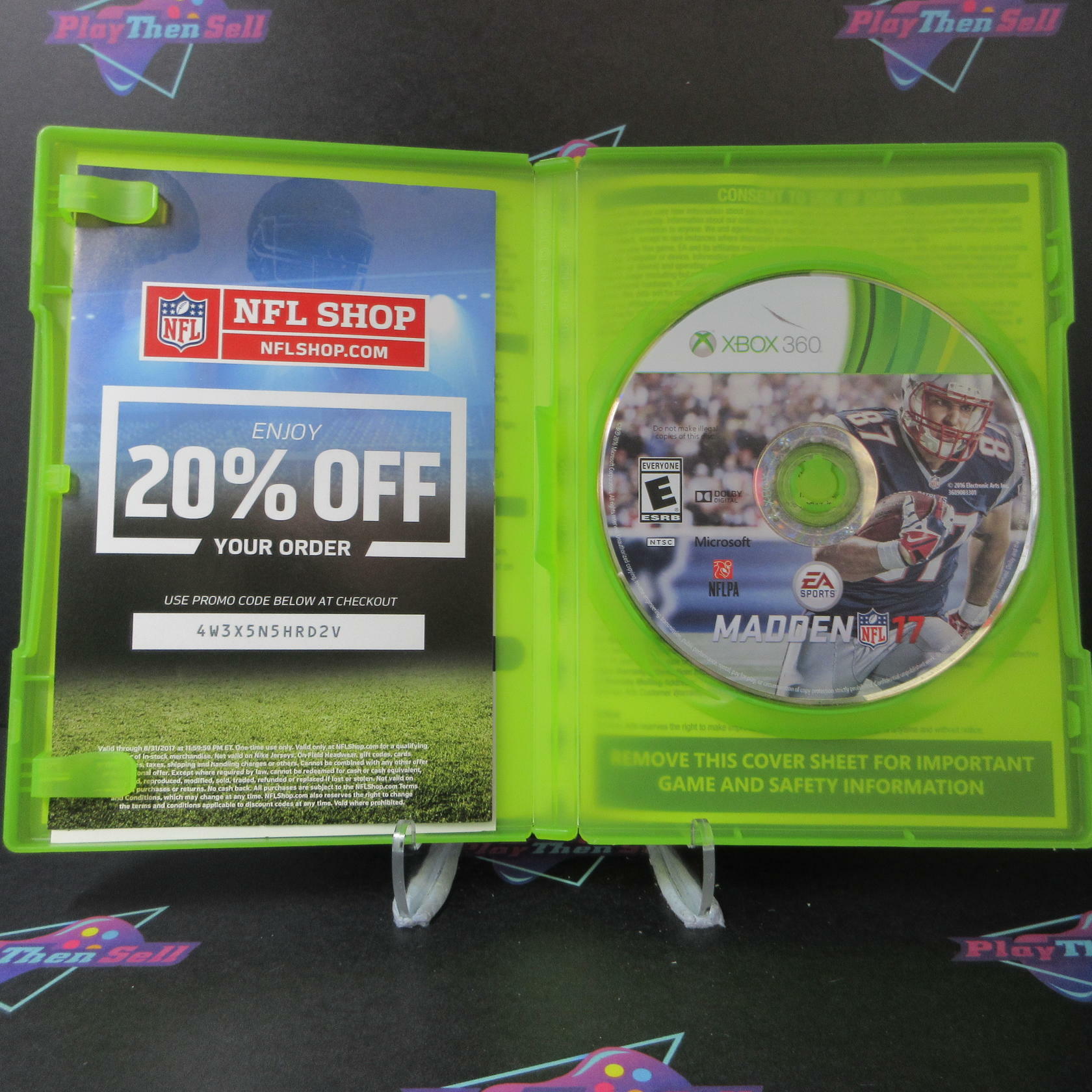 Madden NFL 17 Xbox 360 AD Complete CIB - Very Good