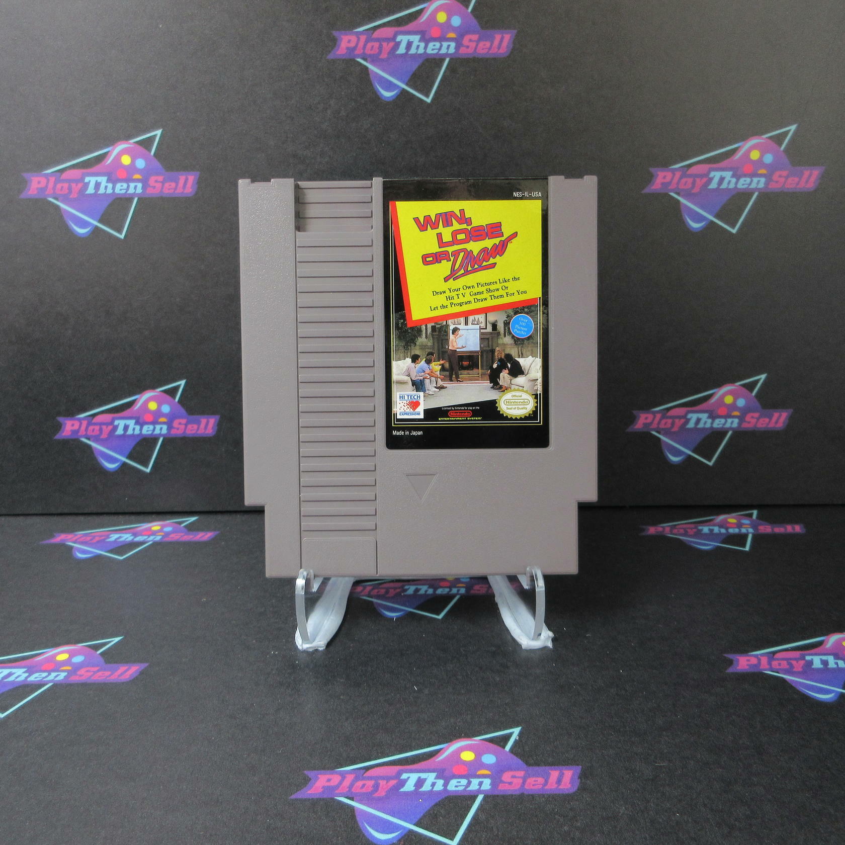 Win Lose Draw Nintendo NES Cartridge Authentic / Tested - Very Good