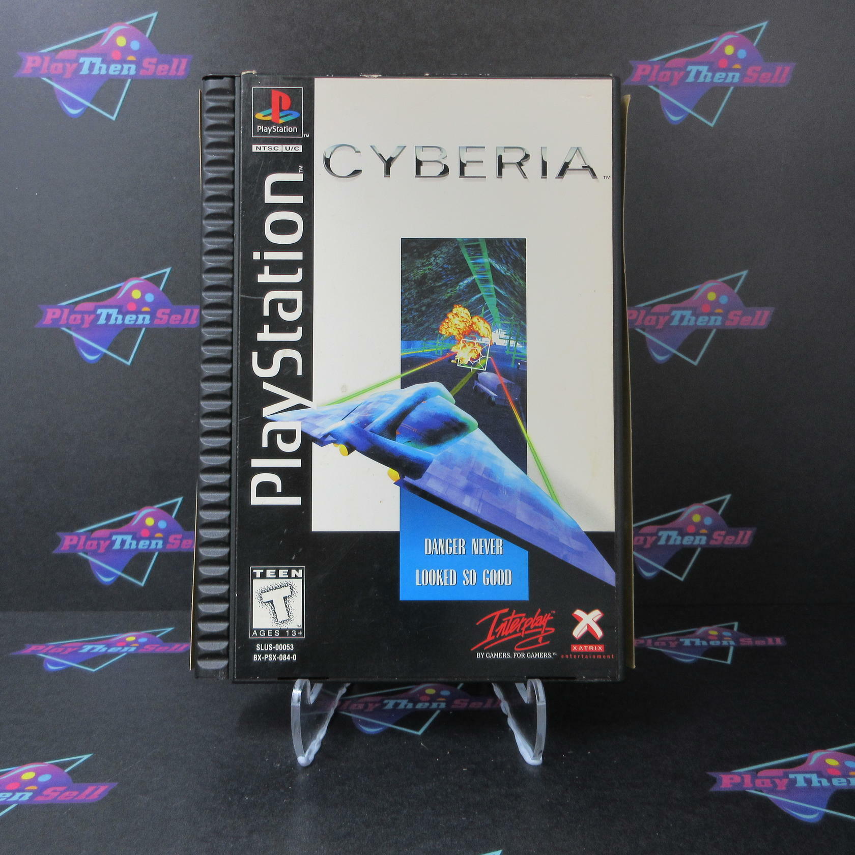 Cyberia LongBox PS1 PlayStation 1 CS/NM - Very Good